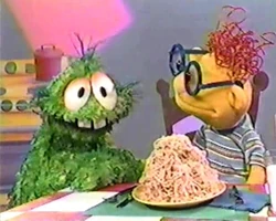 Muppet time spaghetti
