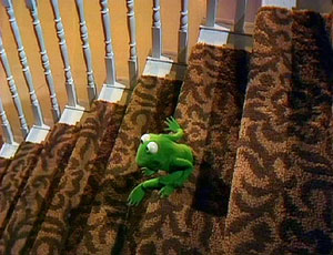 kermit s cousin stairs clipart