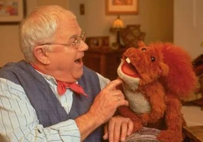 Gabe Telling Stories with Tomie dePaola