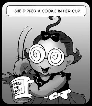 One of the Babies in The Muppet Show Comic Book #5 exhibits anti-prohibition tendencies