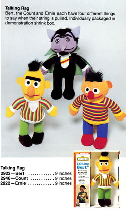 Sesame Street talking plush (Knickerbocker), Muppet Wiki