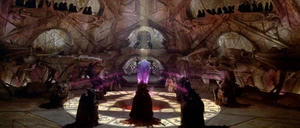 The Skeksis performing the Ceremony of the Sun...