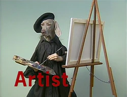 Wegman's Dogs: A for Artist (First: Episode 3534)