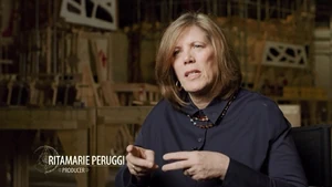 Peruggi being interviewed about the making of The Dark Crystal: Age of Resistance.