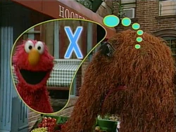 Elmo and Snuffy play pirates searching for an X Episode 3904