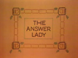 "The Answer Lady" title screen