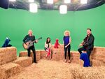 Little Big Town on the set