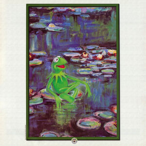 Kermit at Giverny Frog Monet