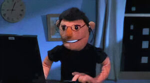 Tom Cruise's Muppet caricature on From the Balcony.