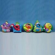 Abby, Elmo, Ernie, Cookie Monster, Big Bird faces 5 piece set SE3101