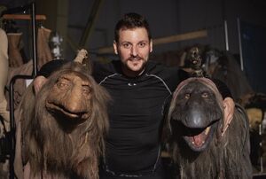 Olly Taylor with 2 Mystics