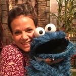 Salenger-Cookie.jpg (168 KB) Meredith Salenger with Cookie Monster