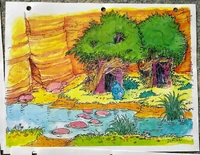 ScaryMonsters-DiFiori-SplurgeTrees.jpg (679 KB) early art for Splurge's home