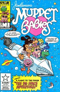 Muppet Babies # 4 VF Marvel Star Comic Book Ms. Piggy Kermit The