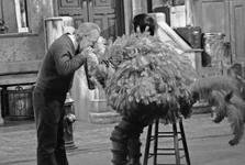Kermit Love makes adjustments to Big Bird