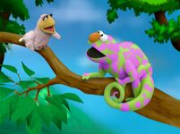 Chameleon Elmo's World: Skin