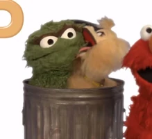 Oscar & a poodleThe Sesame Street Alphabet