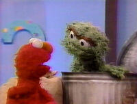 Elmo and Oscar the Grouch