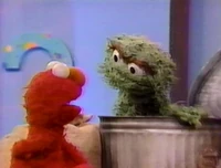 Elmo and Oscar the Grouch