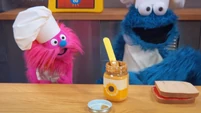 Cookie Monster's Foodie Truck: Sunflower Butter & Jelly Sandwich