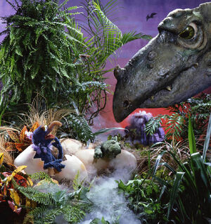 Gonzo-Emerges-From-A-Dinosaur-Egg