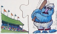 Herry Monster as a baseball player