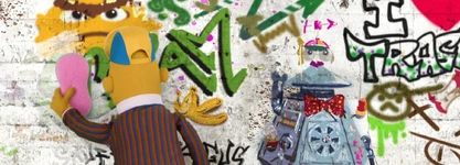 SamRobit-Graffitti.jpg (1.07 MB) Graffiti in "Bert and Ernie of Sesame Street" (2018)
