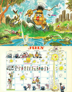 July: Positional relationships