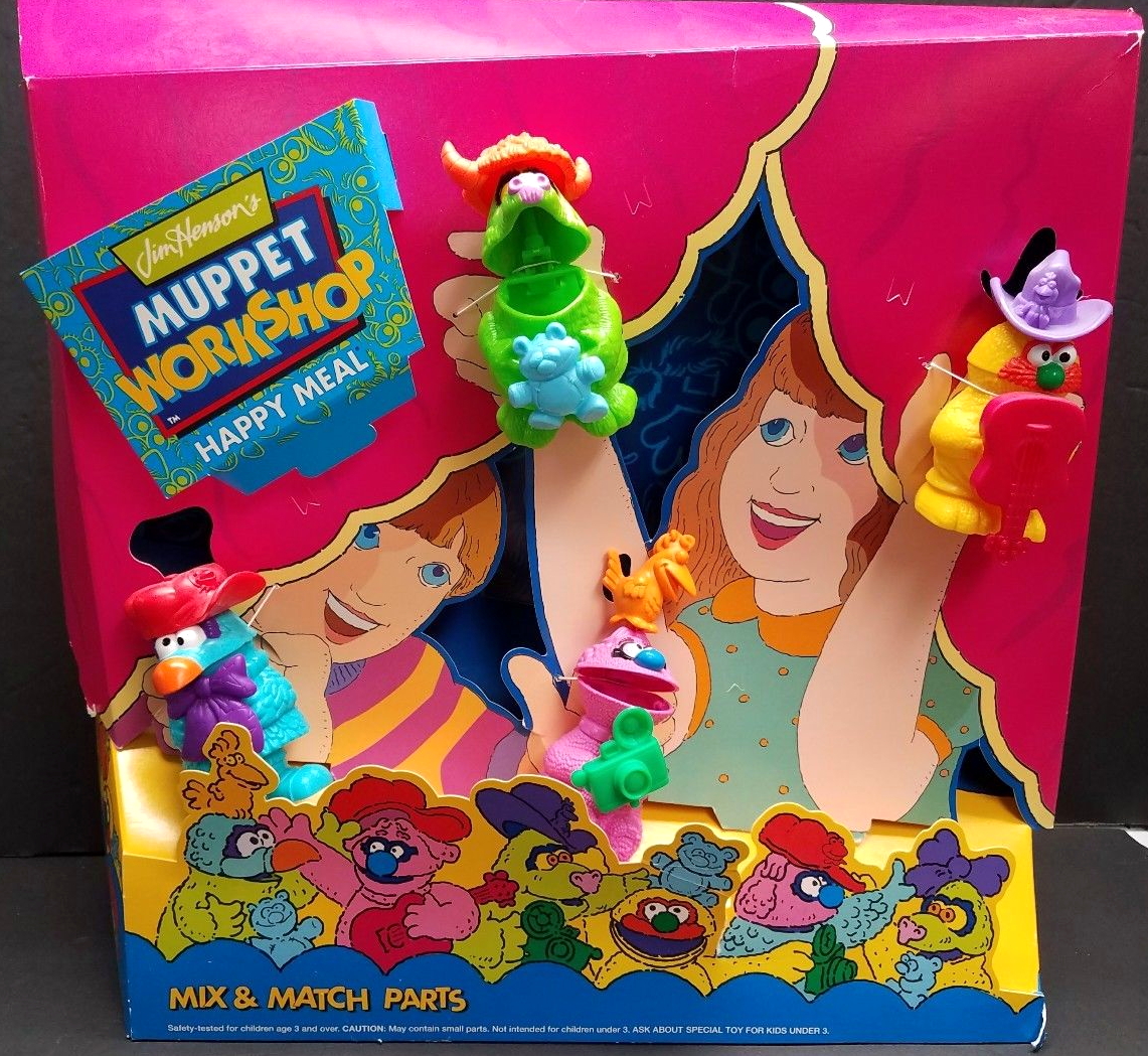Details about   McDonalds Happy Meal Henson's "Muppet Workshop" What-Not Figurine & Access 1994 