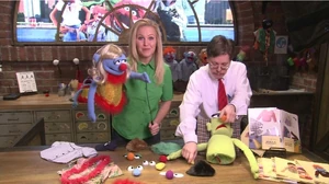 Sarah Whitcomb at the Muppet Whatnot Workshop.