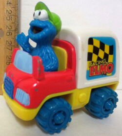 Fisher-Price Cookie Monster Cookie Jar Alphabet Toy, 2002 Mattel Toys 