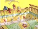 Plaza Sésamo crib set