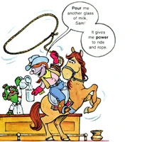 Spittoons show up in Sesame Gulch saloons at various times. The Sesame Street Dictionary