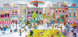 "finished" spread of the neighborhood