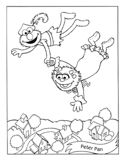 elmo and zoe coloring pages