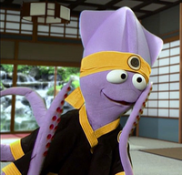 The Karate Squid from "Cookie's Crumby Pictures"