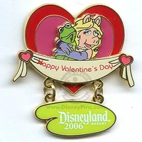 Valentine's Day 2006 - Kermit the Frog and Miss Piggy February 10, 2006 Disneyland