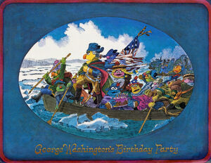 February Washington Crossing the Delaware