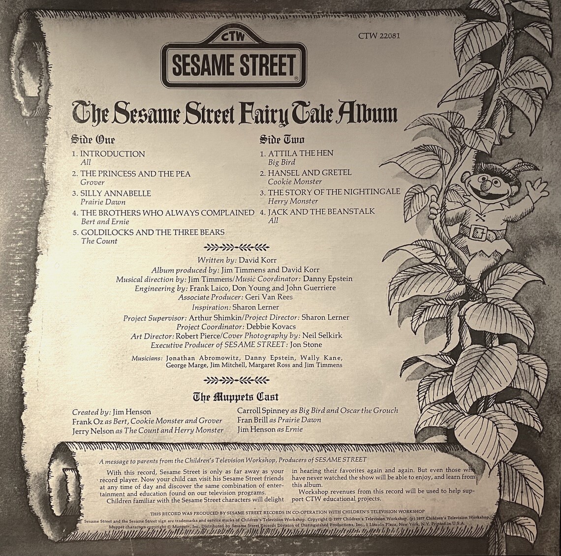 The Sesame Street Fairy Tale Album | Muppet Wiki | Fandom