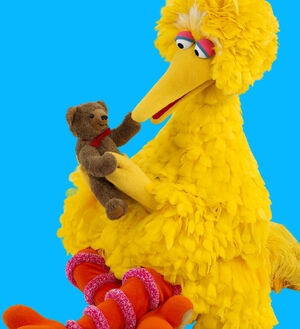Big Bird with his , 