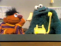 Cookie Monster and Ernie: Cookie Monster on the Phone (First: Episode 0064)