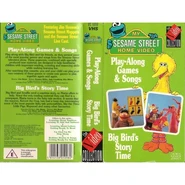 United Kingdom (VHS)1988 The Video Collection VC 1098 Double feature with Big Bird's Story Time