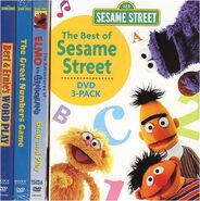 DVD2002 Sony Wonder 3 disc set with The Adventures of Elmo in Grouchland: Sing and Play and Bert & Ernie's Word Play