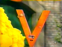 The letter VSesame Street Episode 3800