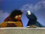 Cookie Monster Eats Ernie's Carrot