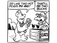 "Eats" stand in The Muppets comic strip (March 21, 1983)