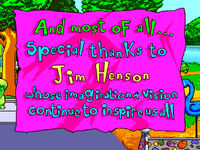 Sesame Street: Numbers & Letters (1991) Special thanks to Jim Henson, whose imagination and vision continue to inspire us all.