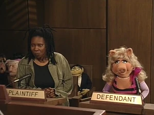 Whoopi and Piggy on The People's Court