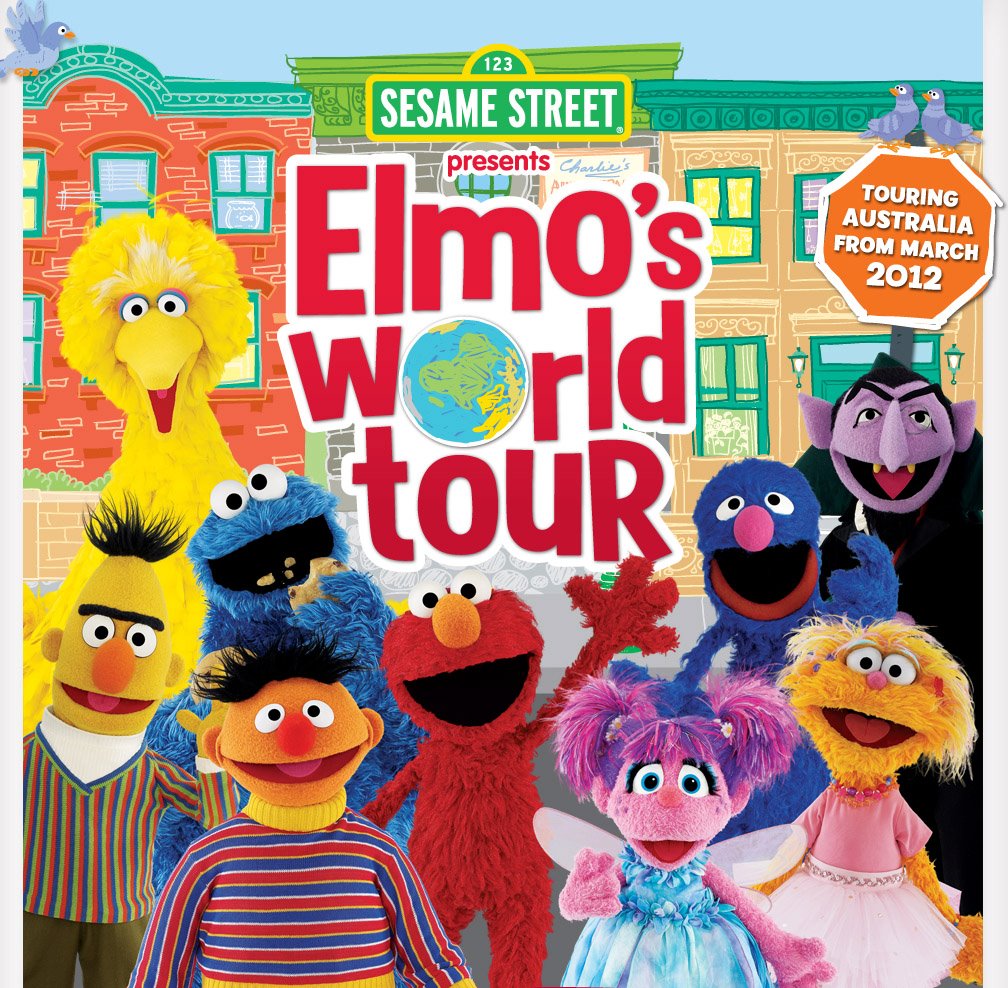 Låne Kommandør 945 Elmo's World Tour | Muppet Wiki | Fandom