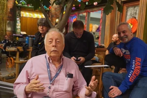 Frank Biondo and the crew